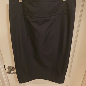 Magaschoni Elegant Black Pencil Skirt